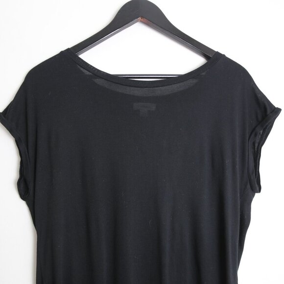 Aritzia Wilfred Split Open Back Curved Side Slit Pullover Shirt Size Medium - Picture 2 of 7